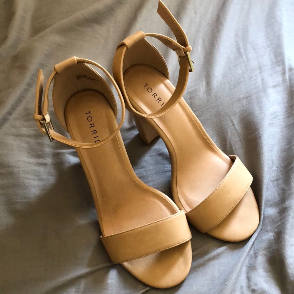 Torrid Nude Strap Heel